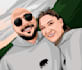 draw a romantic cartoon couple from your photos