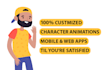 create a 2d animation motion design explainer video