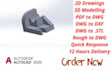 do 2d and 3d mechanical autocad engineering drawing
