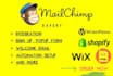 integrate mailchimp with wordpress wix squarespace website