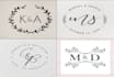 design wedding logo,wedding monogram,invitation or initials