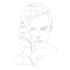 create a continuous line art illustration