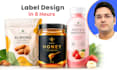 do product label design, bottle label design