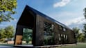 design modern barn houses with renderings