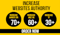 increase domain rating DR  domain authority moz da, increase tf