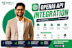 integrate openai API into your web or mobile app
