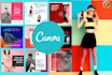 design attractive and editable canva templates
