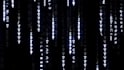 do matrix running code logo animation