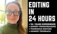professionally proofread and edit 1,000 words in 24 hours