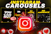 create instagram carousel post design
