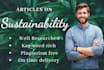 write a 1000 word sustainability article or blog