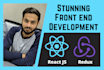 do front end web development in react js next js javascript
