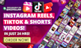 edit your instagram reels, yt shorts and tiktok videos