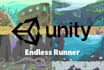 create a 2d 3d game in unity