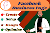 full set up your facebook business page