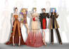 draw handmade custom fashion illustration