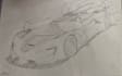 sketch a freehand drawing of a photo of your car