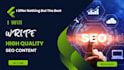 do SEO article writing and web content writing in 48 hours