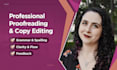 proofread and copy edit your writing