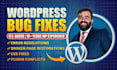 fix wordpress bugs, errors, and broken features fast