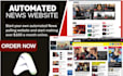 create the best monetized google news automated news website ready to earn