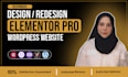 design a responsive wordpress website with elementor pro