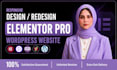 design a responsive wordpress website with elementor pro