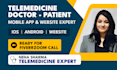 develop hippa complaint ai healthcare telemedicine app, patient app, doctor app