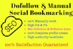 do 50 social bookmarking on high da backlinks