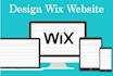 design interactive wix website
