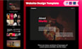 do responsive PSD xd and figma website design templates UX UI design service