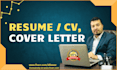 design professional resume, executive cv, modern cover letter