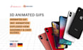 create product animated gif, exploded view, assembly and user guides