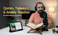 teach you quran with tajweed and arabic language