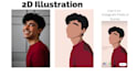 create a 2d illustration for you