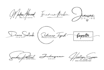 do signature, handwritten, cursive  logo design