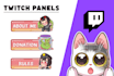 design you a cute chibi twitch panels