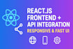 build a custom reactjs frontend for rest or graphql API with responsive layout