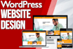 design and develop wordpress website for your business with elementor