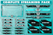 design twitch streaming pack with mascot logo