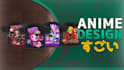 design an anime theme graphic for your tee