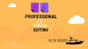 do professional video edit on adobe premiere pro