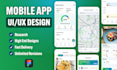 create mobile app UI UX design
