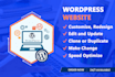 customize, redesign, clone or make change your wordpress website
