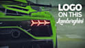 add your logo on a real lamborghini video