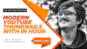 create an amazing youtube thumbnail design in 1 hour