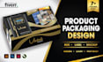 design professional product packaging, box and label design