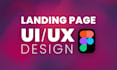create a modern landing page UI UX design in figma