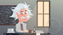 create a short 2d cartoon character animation