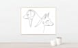 draw your pets single line art